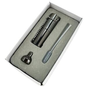 Retired SCS Swarovski Crystal Refillable Travel Purse Atomizer New Wear On Box